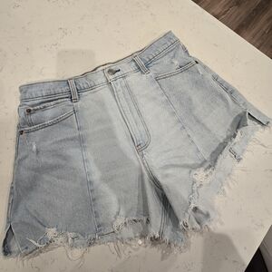 Abercrombie High Rise Cut Off Shorts